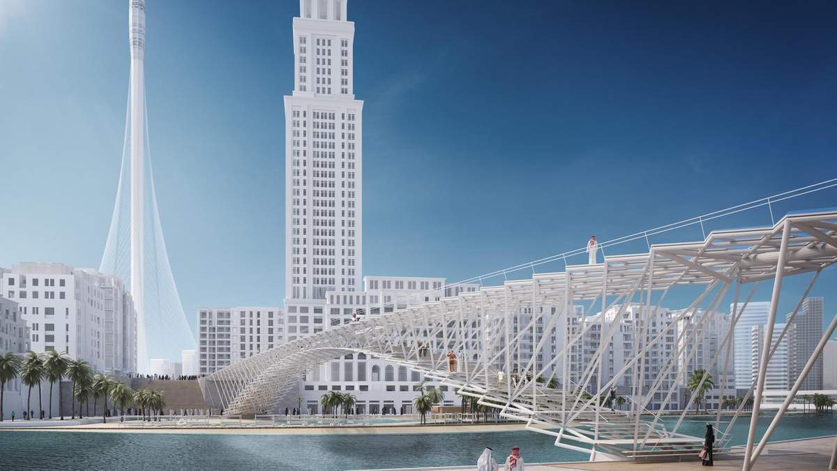 Похожий мост построен в Сингапуре Похожий мост построен в Сингапуре
