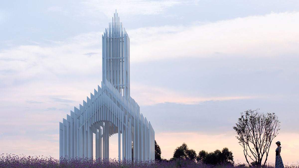 Прозрачная церковь в Китае Прозрачная церковь в Китае