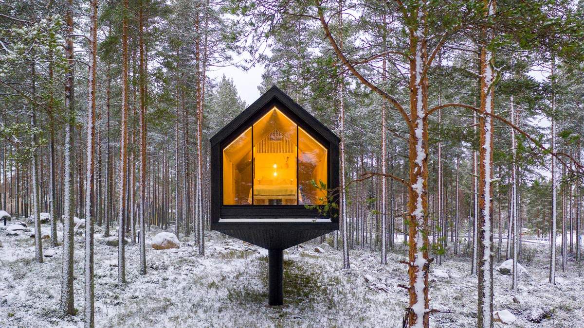 Идеальный модульный дом для релакса в Финляндии: фото интерьеров Идеальный модульный дом для релакса в Финляндии: фото интерьеров